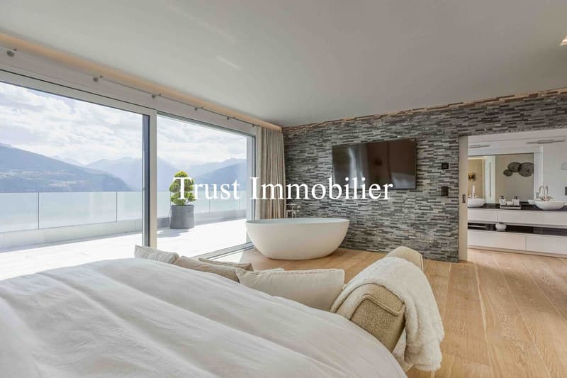 6006. RARE. Villa d'exception avec vue sur les Alpes (Ayent) (9)