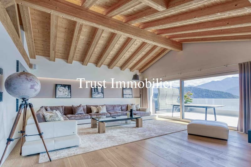 6006. RARE. Villa d'exception avec vue sur les Alpes (Ayent) (1)