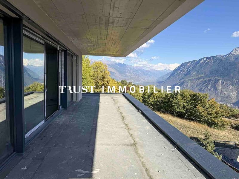 6003. Maison moderne neuve à Chermignon d'en Haut (1)