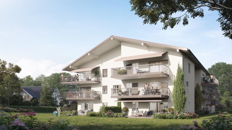 Appartement 4.5 pièces neuf avec balcon au cœur de Dompierre FR (1)