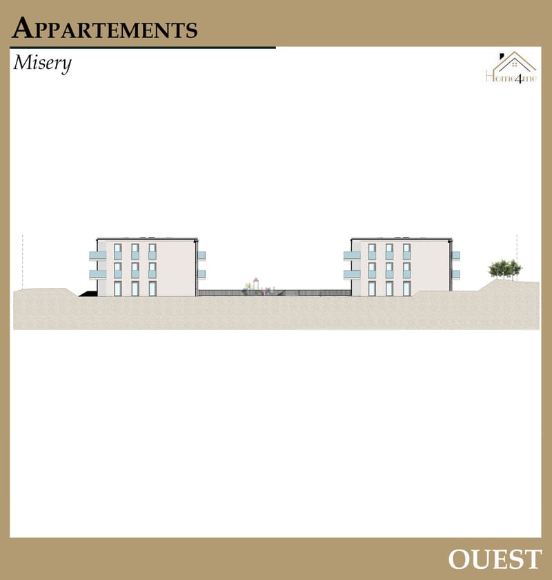 A vendre appartement de 4,5 pces sur la Commune de Misery (12)