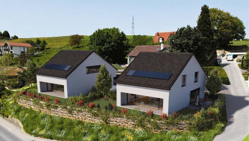 A 3 min from AUBONNE - Individual house on plan for Sale, more than a villa available (4)