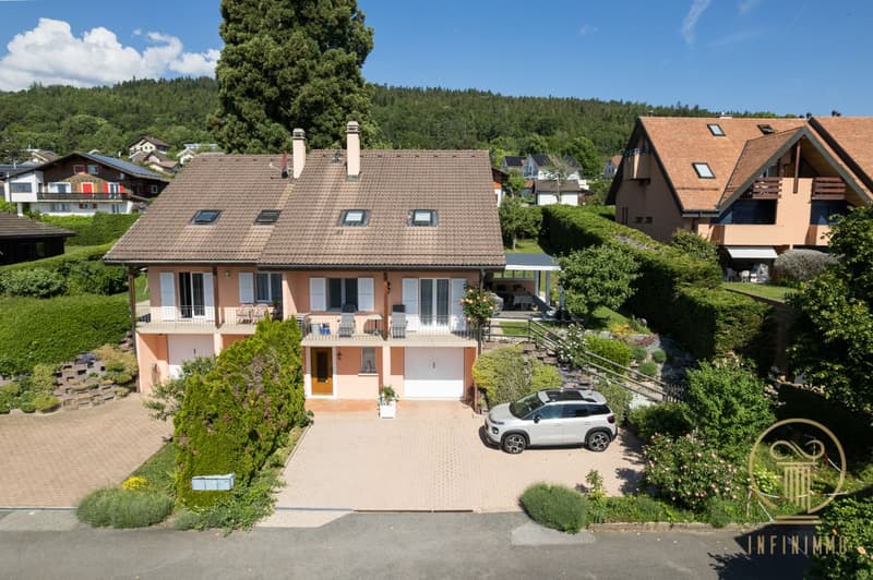 Exclusivity! ARZIER-LE-MUIDS - magnificent semi-detached villa with 6.5 rooms - Negotiable price. (3)