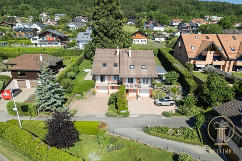 Exclusivity! ARZIER-LE-MUIDS - magnificent semi-detached villa with 6.5 rooms - Negotiable price. (2)