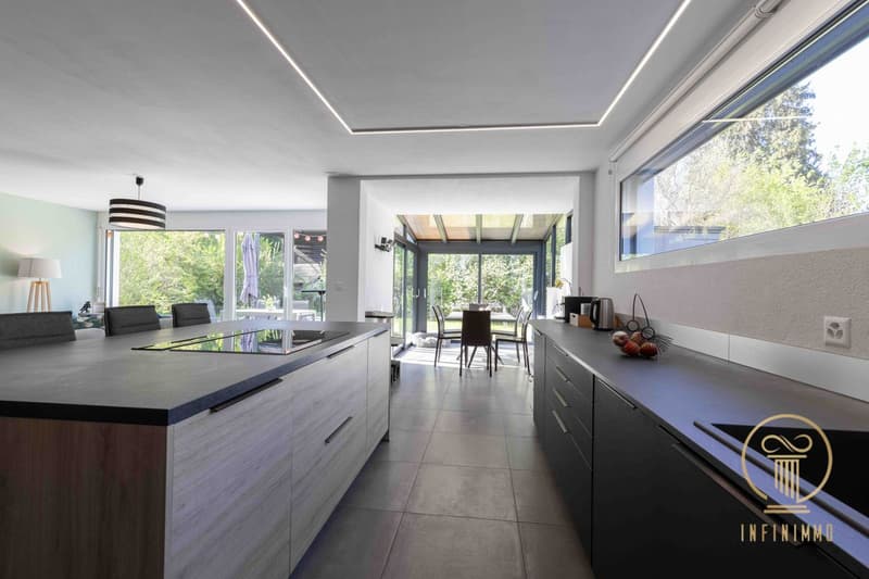 Exclusivity! CHATEL-ST-DENIS, rare object. Magnificent semi-detached villa with 5.5 rooms, connected by the garage. (5)