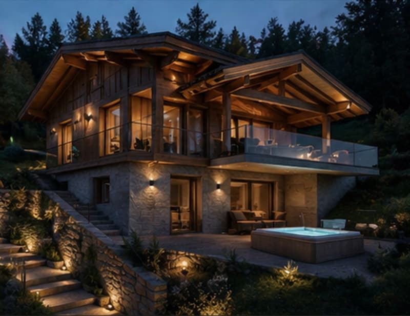 Façade Nocturne