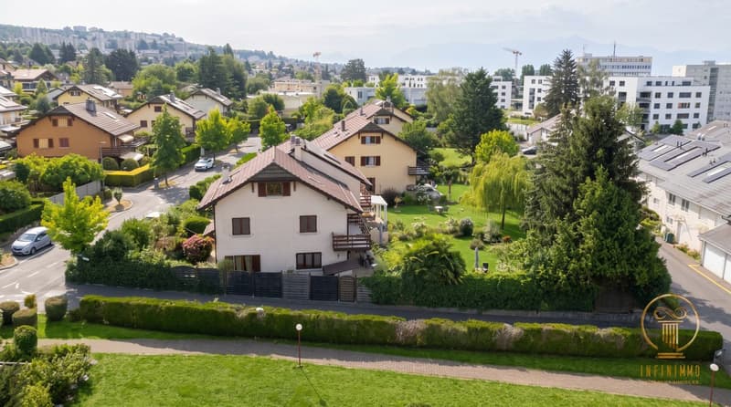 RENENS - Villa mitoyenne de 5.5 p. avec grand jardin. Pas inscrite dans une PPE. (2)