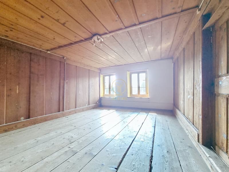 BRENLES, Ferme 5.5 p. de 1851 à rénover avec terrain agricole de 6000m2 potentiel. (6)