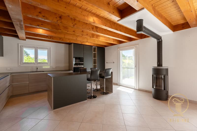EXCLUSIVITE! ST-OYENS - jolie villa jumelle de 5.5 pièces dans un quartier calme et très agréable. (5)