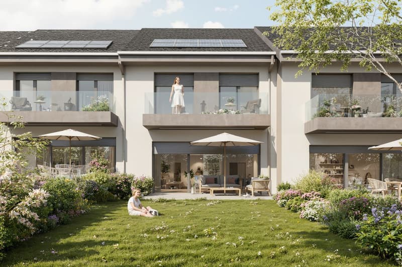AUBONNE à 4 min - Nouvelle promotion de 5 villas contiguë - Villa B C & D (1)
