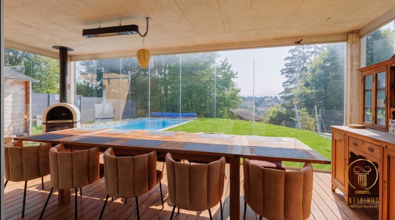 CARROUGE (VD), OBJET RARE ! Maison individuelle de 5.5 pièces avec vue sur le Moléson. (13)