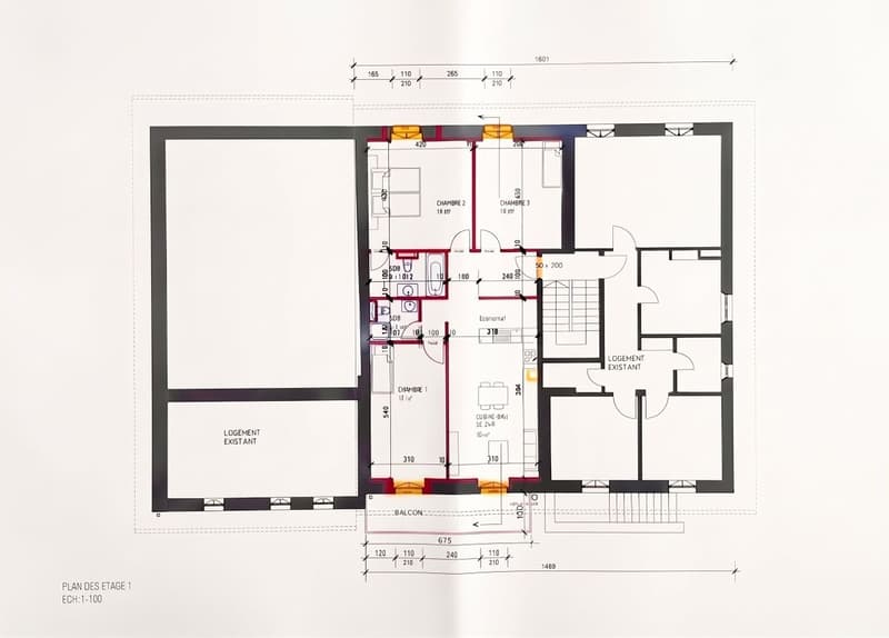 Plan de l'étage
