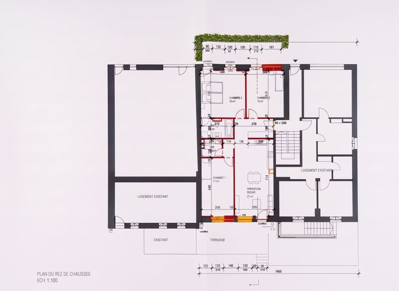 Plan du rez-de-chaussée