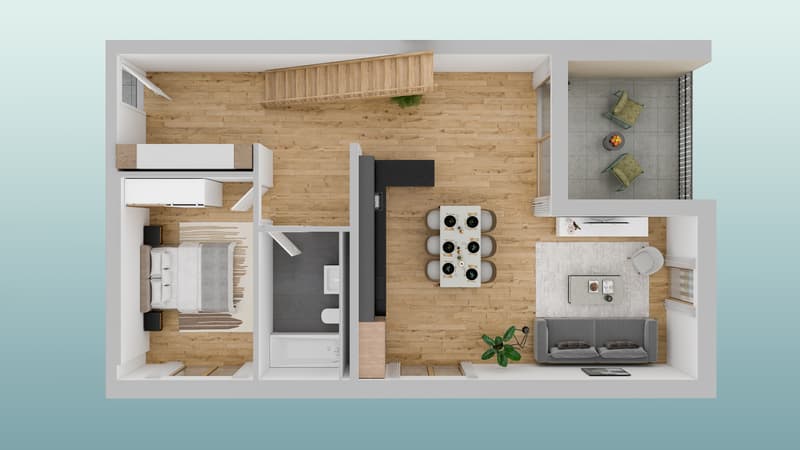 Apartments in a renovated farm (5)