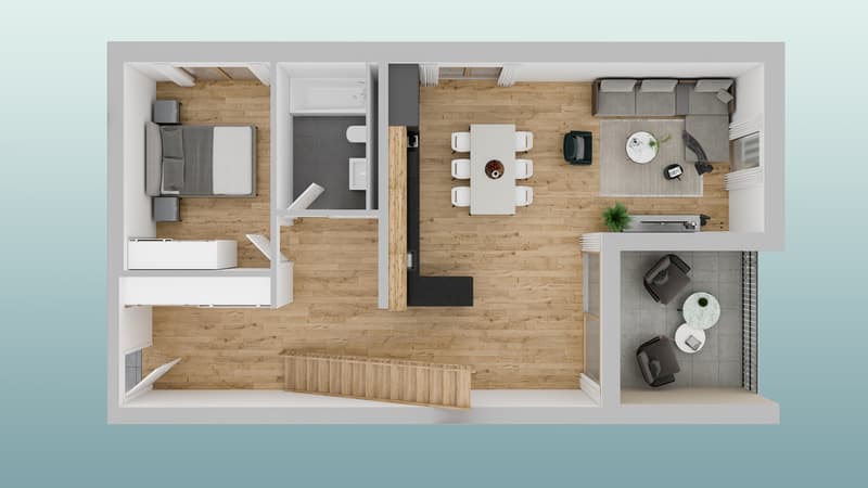 Appartements en PPE dans une ferme en cours de réhabilitation (5)