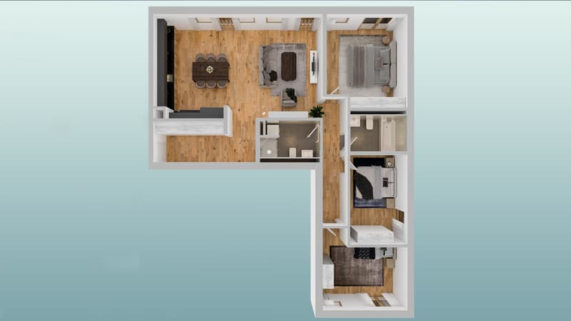 Apartments in a renovated farm (4)