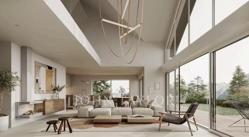 New project of 3 individual villas at the gates of Montreux (1)