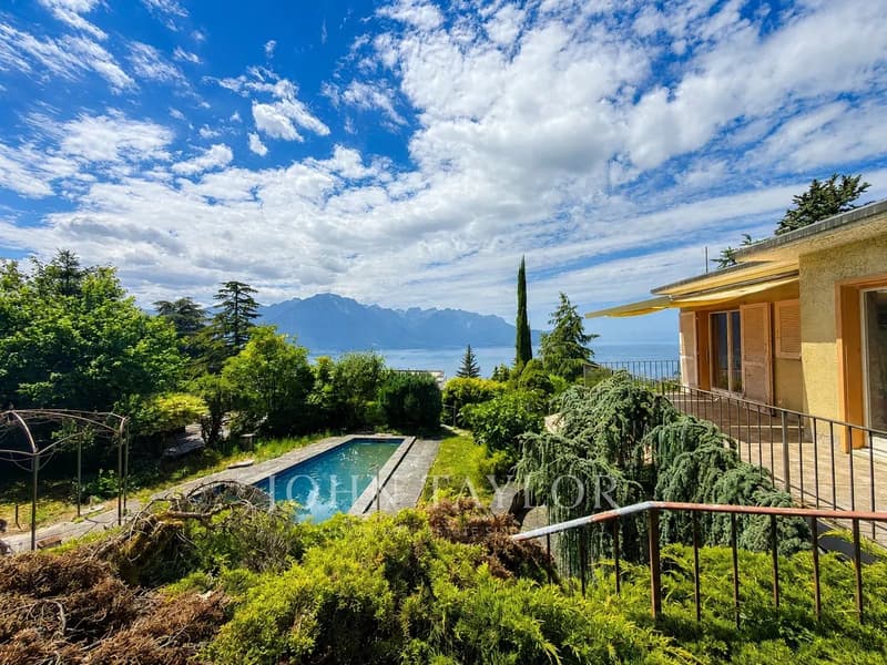 Proprietà da ristrutturare con vista eccezionale nelle alture di Montreux (1)