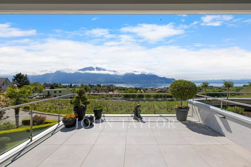 Spacieuse propriété avec jardin et vue panoramique sur le lac Léman (2)