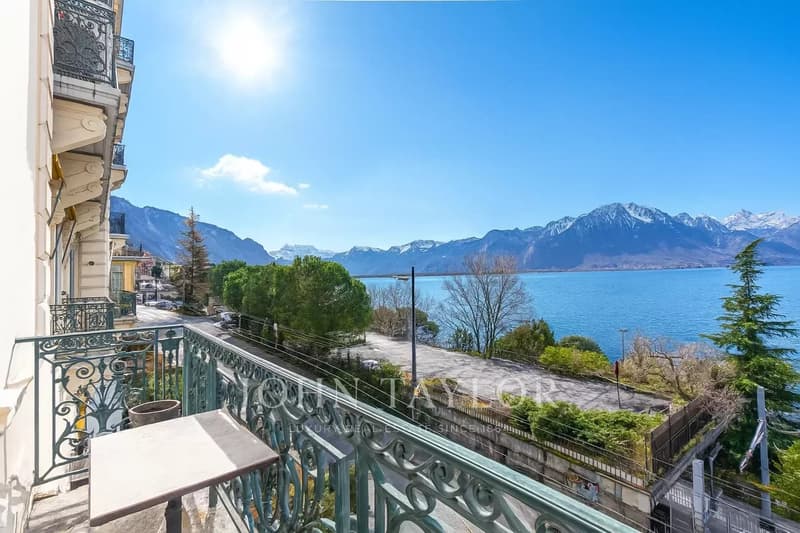 Élégant appartement de caractère avec vue imprenable sur le lac Léman (5)