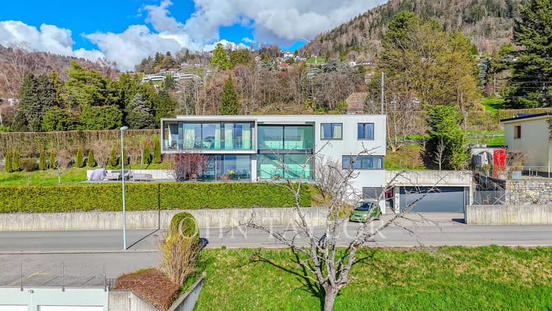 Villa contemporaine avec vue panoramique à Brent (2)