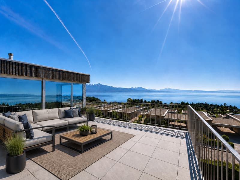 Magnifica casa a schiera di 6.5 locali a Lutry con vista impareggiabile (1)