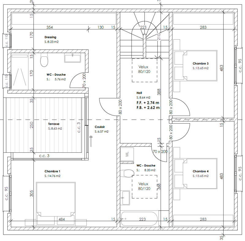 Magnificent single-family house with 5.5 rooms in Misery-Courtion (16)