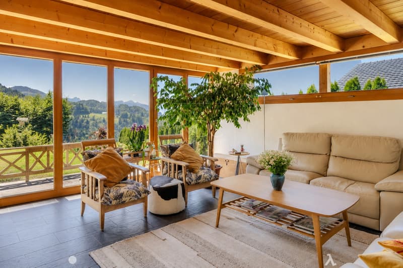 Schönes contemporary Chalet mit Panoramablick in Châtel-St-Denis (4)