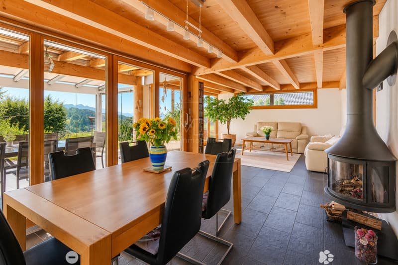 Schönes contemporary Chalet mit Panoramablick in Châtel-St-Denis (5)
