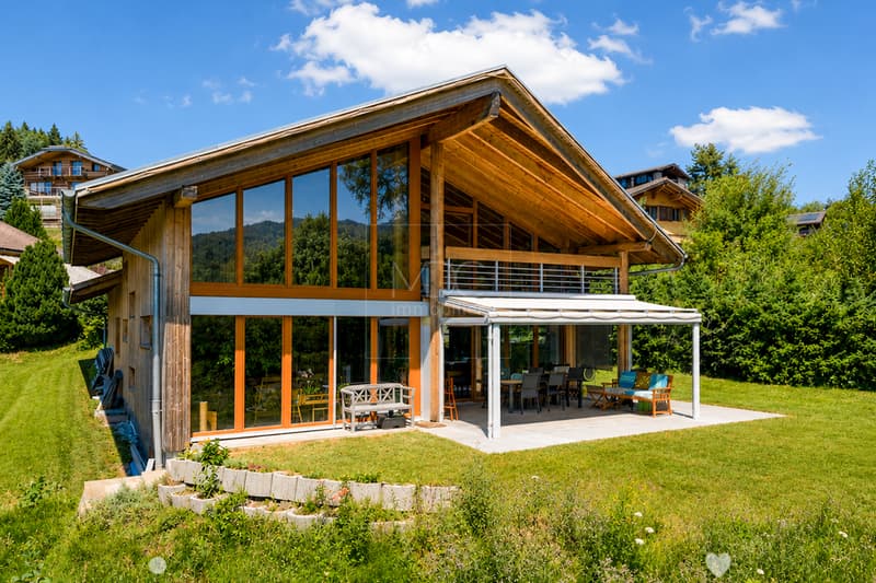 Schönes contemporary Chalet mit Panoramablick in Châtel-St-Denis (1)