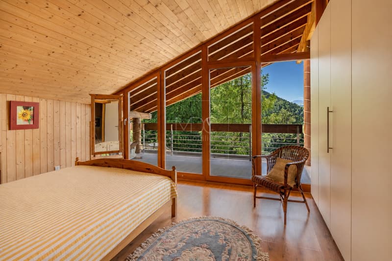Beau châlet contemporain avec vue panoramique à Châtel-St-Denis (13)
