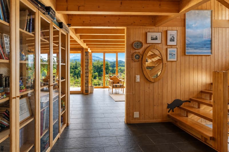 Beau châlet contemporain avec vue panoramique à Châtel-St-Denis (10)
