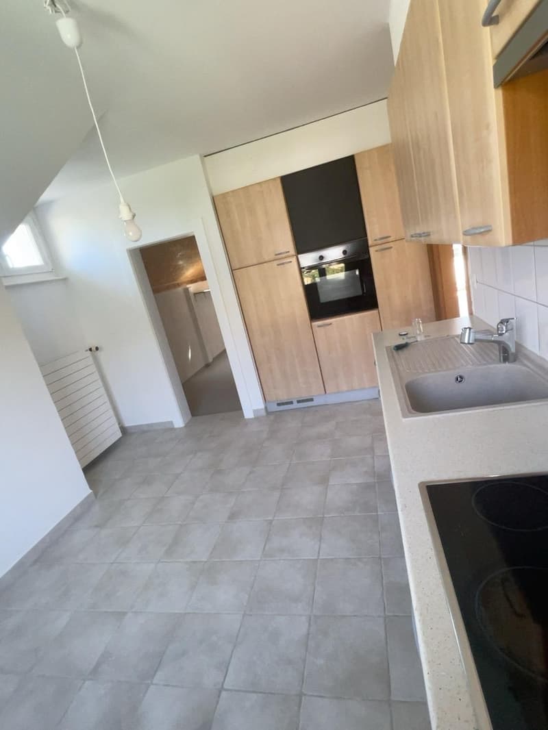 A louer à Avenches - Charmant 3.5 pièces lumineux avec grande terrasse et balcon. (3)
