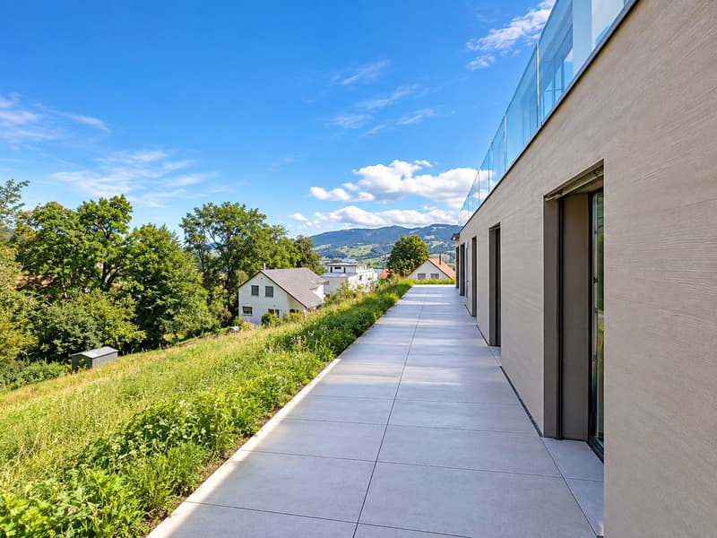 Spacieux appartement de 5.5 pièces au rez-de-chaussée à Sorens (7)