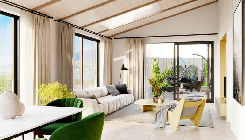 Spacieux triplex de 5.5 pièces à Sorens (3)