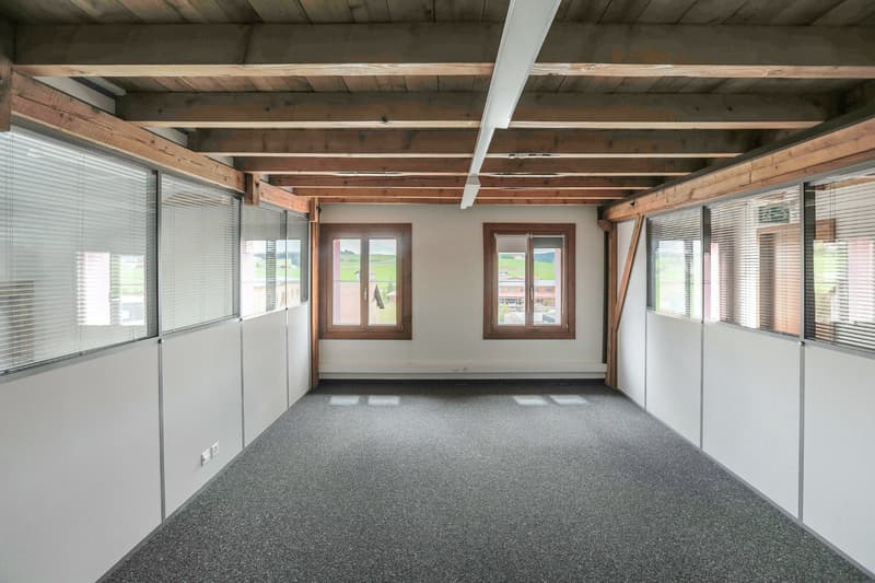 Large work surface with separate rooms (7)