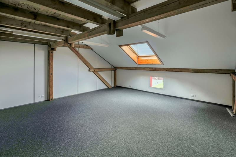 Large work surface with separate rooms (5)