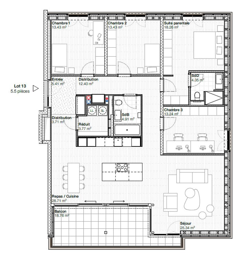À vendre, Appartement PPE, 1632 Riaz, Réf 1632.13 (4)