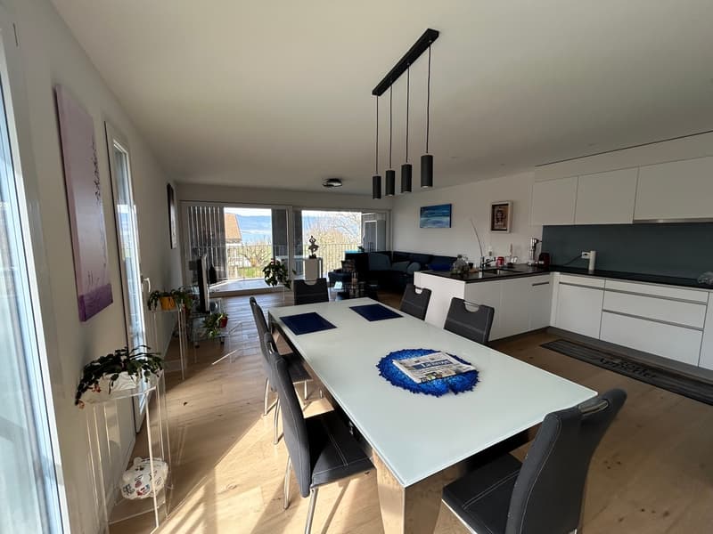 Estavayer / Forel For sale superb 3.5 rooms With lake and Jura view (7)
