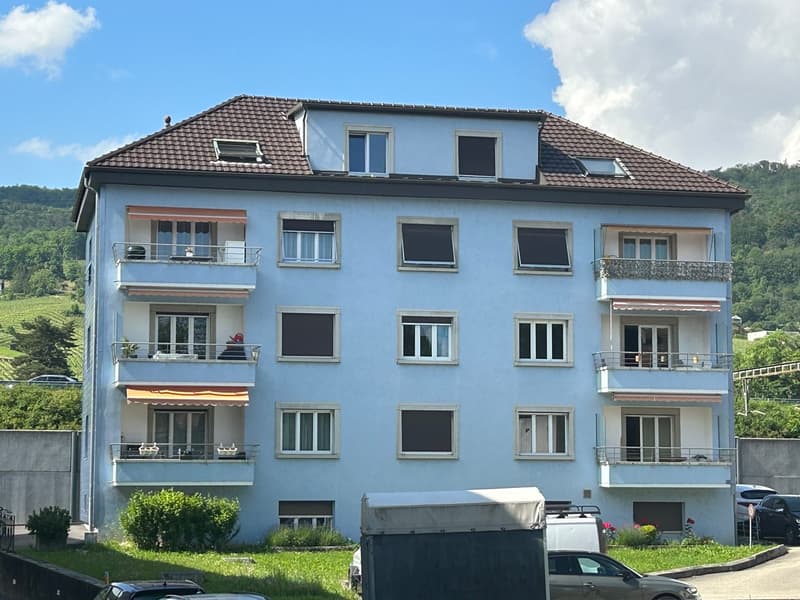 Das Landeron Zu verkaufen Attika 3.5 Zimmer Nur für Investoren (3)