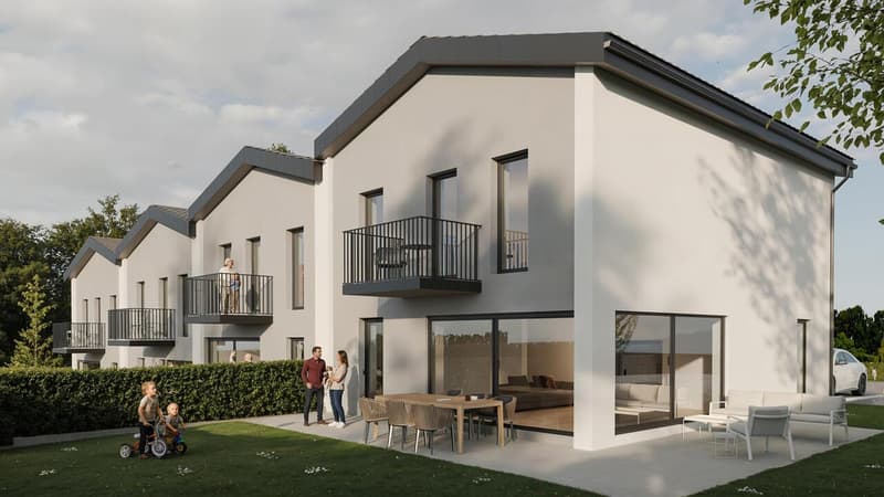 Gletterens à vendre Villa contigüe de 5,5 pces LIVRAISON AUTOMNE 2026 (2)