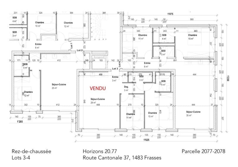 Estavayer / Frasses Dernier rez-jardin de 4,5 pces Terrain de 320 m2 (5)
