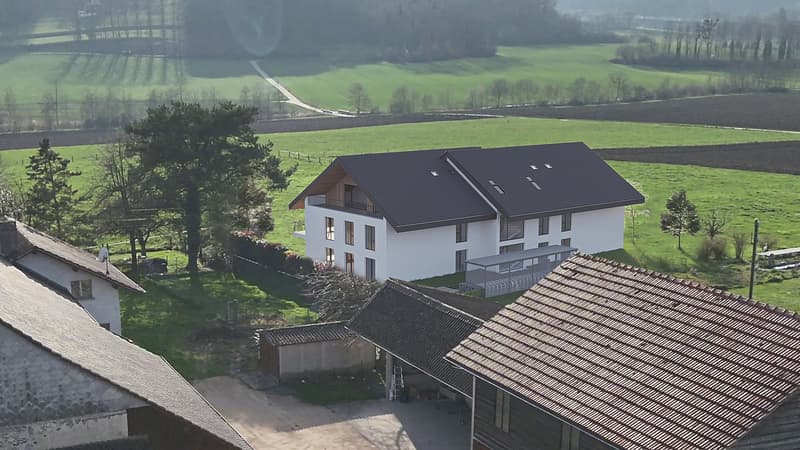 Estavayer / Frasses Magnifique 5,5 pces dans les combles Vue dégagée (4)