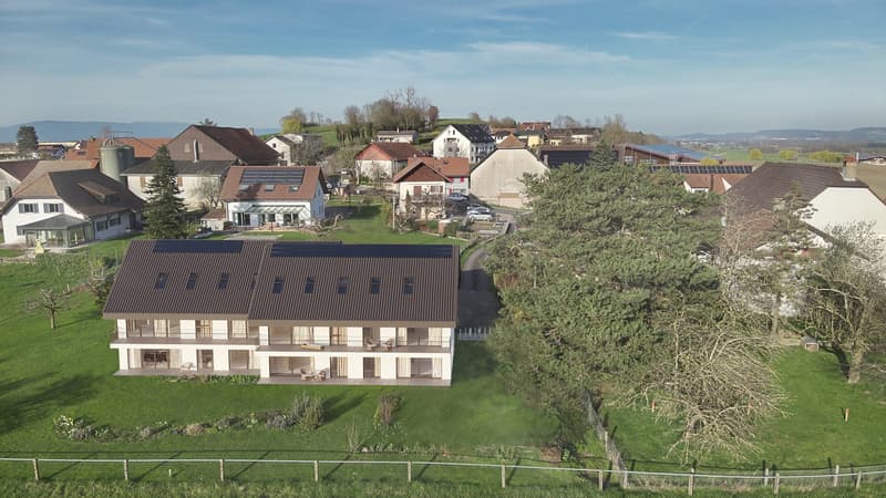 Estavayer / Frasses Magnifique 5,5 pces dans les combles Vue dégagée (5)