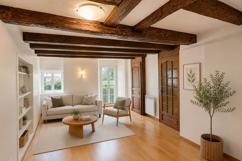 Au coeur d'Estavayer-le-Lac Maison villageoise de 6 pièces A rénover (13)