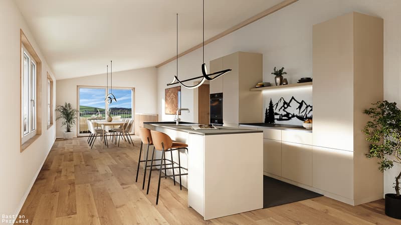 Appartement 3.5 pièces, une adresse privilégiée au coeur de la campagne (3)