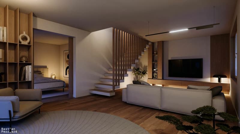Treyvaux, Appartement 3.5 dans petite PPE (3)