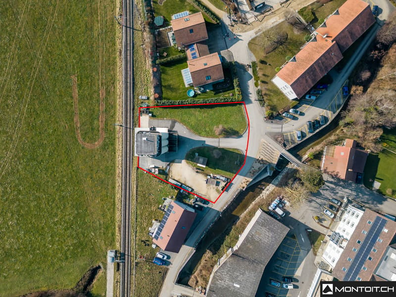 Corcelles-près-Payerne, à vendre terrain de 1153 m2 pour 3 villas (1)