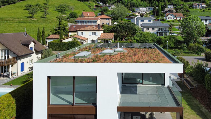 Cheyres, in vendita, magnifico attico di 190 m2 con vista sul lago! (5)