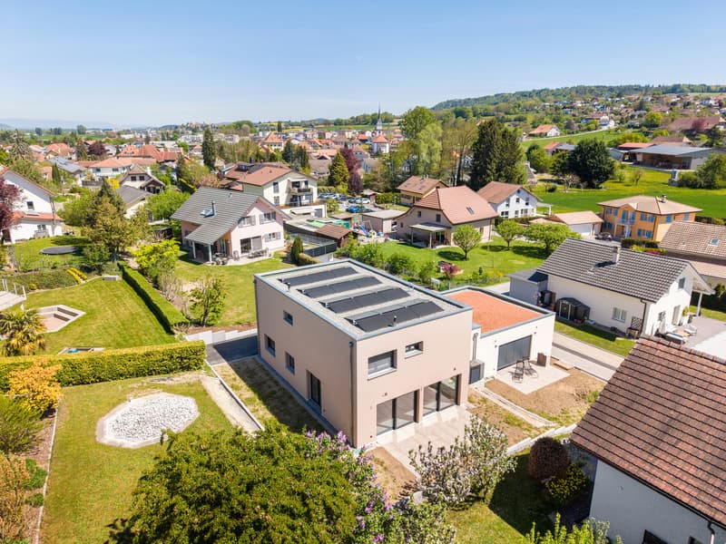 Domdidier, for rent, modern 6.5-room villa with garden! (1)